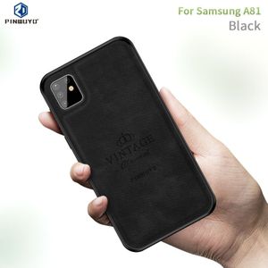 Voor Galaxy A81 / Note10 Lite PINWUYO Zun-serie PC + TPU + Skin Waterproof en Anti-fall All-inclusive Protective Shell(Zwart)