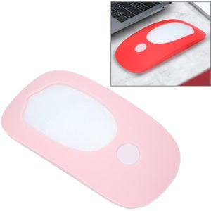 Voor Apple Magic Mouse 1 / 2 Muis Siliconen Beschermhoes (Roze)