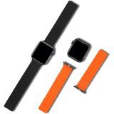 Siliconen Magnetische vervanging Strap horlogeband voor Apple Watch Series 6 & SE & 5 & 4 44mm / 3 & 2 & 1 42mm