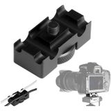 BEXIN Camera Quick Release Plate Data Cable Fixer Holder for Canon EOS 5D Mark IV