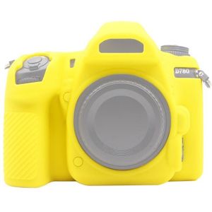 PULUZ Soft Siliconen Beschermhoes voor Nikon D780(Geel)