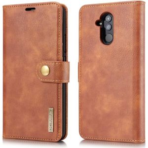 Dg. MING Crazy Horse textuur Flip afneembare magnetische lederen case voor Huawei mate 20 Lite/Maimang 7  met houder & kaartsleuven & portemonnee (bruin)