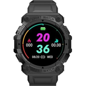 FD68S 1 44 inch Color Roud Screen Sport Smart Watch  Support Heart Rate / Multi-Sports Mode (Black)