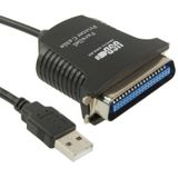 USB naar Parallel 1284 36 Pin Printer Adapter Kabel  Kabel Lengte: 1 meter (zwart)