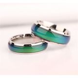 Fine Jewelry Ring kleur verandering emotie gevoel Mood Ring verwisselbare Band temperatuur moodring  Ring grootte: 18 mm