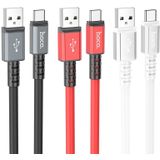 hoco X85 3A USB naar USB-C / Type-C sterkte oplaadgegevenskabel (Lengte): 1m