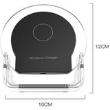 A9199 10W 3 in 1 verticale LED-kristal draadloze oplader