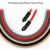 Climbing Rope Camera Strap SLR Camera Retro Wearable Shoulder Strap(Black)