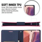 Voor Samsung Galaxy Note20 GOOSPERY FANCY DIARY Horizontale Flip PU Lederen case met Holder & Card Slots & Wallet(Paars)