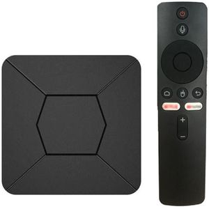 Q5 TV Set-Top Box 2G+8G Dual WiFi+Bluetooth Voice Remote HD-speler (AU-stekker)
