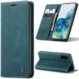 Voor Galaxy S20 CaseMe Multifunctionele Horizontale Flip Lederen Case  met kaartslot & portemonnee(blauw)