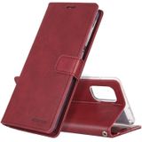 Voor Galaxy S20 Ultra GOOSPERY BLUE MOON DIARY Crazy Horse Texture Horizontal Flip Leather case with bracket & card slot & Wallet(Wine Red)