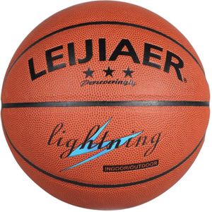 LEIJIAER BKT 750U 5 in 1 No. 7 klassieke PU lederen basketbal set voor trainings wedstrijden