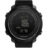 NORTH EDGE Multi-function Waterproof Outdoor Sports Electronic Smart Watch  Support Humidity Measurement / Weather Forecast / Speed Measurement(Black)