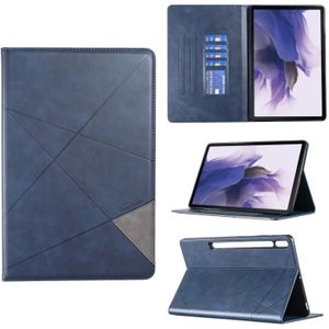 Voor Samsung Galaxy Tab S8 / Tab S7 + / Tab S7 FE Prismatische lederen tablethoes