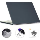 ENKAY 3 in 1 matte laptophoes met TPU-toetsenbordfilm / antistofstekkers voor MacBook Air 13.6 2022 A2681 EU-versie