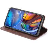 Voor Samsung Galaxy A23e/A22e Koe Textuur Magnetische Horizontale Flip Lederen Telefoon Case (Lichtbruin)