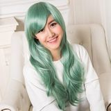 3 PCS Anime Cos Role Playing Wig Cosplay Color Stage Headgear (Silver Gray)