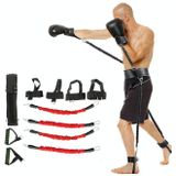 Bounce Trainer Fitness Resistance Band Boxing Pak Latex Buis Tension Touw Been Taille Trainer  Gewicht: 80 Pond