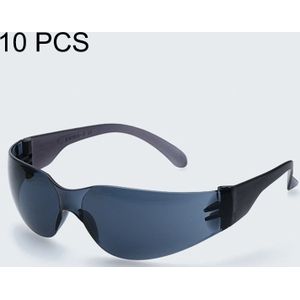 10 stuks werken beschermende bril winddicht stofdicht medische bril (zwart)
