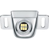 Auto LED elektrische oog achteruitrijlicht externe lamp gemodificeerde kenteken hulplamp (zilver)
