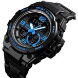 SKMEI 1452 Outdoor Sports Electronic Watch Multifunctioneel waterdicht horloge (Blauw)