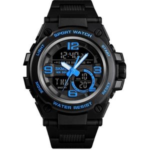 SKMEI 1452 Outdoor Sports Electronic Watch Multifunctioneel waterdicht horloge (Blauw)