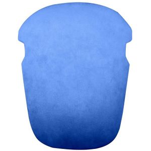Car Suede Wrap Armrest Box Cover for Ford Mustang 2015-2020  Left and Right Drive Universal(Sky Blue)