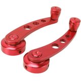 1 paar universele auto Wagon deur venster Crank Handle Winder handmatige deur Crank Handle venster Winders(Red)