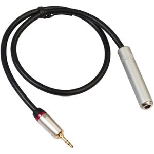 REXLIS TC128MF 3.5 mm male naar 6.5 mm Female audio adapter kabel  lengte: 60cm