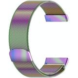 Voor Fitbit Versa 3 / Fitbit Magnetic Milano Vervangingsband  Grootte:Kleine Code (Kleurrijk)