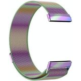 Voor Fitbit Versa 3 / Fitbit Magnetic Milano Vervangingsband  Grootte:Kleine Code (Kleurrijk)