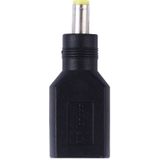 5 5 x 2.5 mm male naar Lenovo Big Square Female plug voedings adapter (zwart)