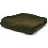 Outdoor Fleece slaapzak camping trip airconditioner vuile slaapzak gescheiden door knie deken tijdens de lunchpauze verdikt (Leger Groen)
