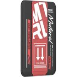 Voor iPhone 13 Pro Max Mutural Chuncai-serie magnetische houder kaartsleuf (zwart rood)