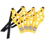 8ST auto sneeuw Tire anti-slip kettingen voor familie Car(Yellow)