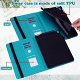 Voor Huawei MatePad T 10S 10.1 Inch / T 10 9.7 Inch Tree & Deer Pattern Pressed Printing Lederen Tablet Case