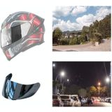 Motorhelm Visor Anti-UV Wind Shield Lens voor AGV K1 / K3SV / K5 (Aurora Silver)