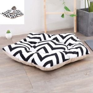 Pet Tent Slaapmat Dog Bed  Specificatie: Grote 50cm (Black Stripes)