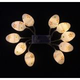 10 bollen LED cute Pasen eieren decoratieve lamp vakantie decoratieve gloeilampen (warm wit)