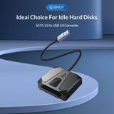 ORICO UTS2 USB 3.0 2 5-inch SATA HDD-adapter met 12V 2A voedingsadapter  kabellengte: 0 5 m (US-stekker)