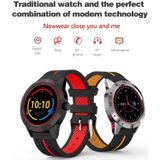N6 Smart Watch 1.3 inch TFT scherm MTK2502C Bluetooth4.0  siliconen armbanden  steun hartslag monitor & stappenteller & slaap Monitor & sedentair Reminder(Red)