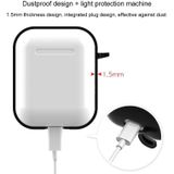 Draadloze koptelefoon schokbestendige siliconen beschermhoes voor Apple AirPods 1/2 (transparant)