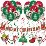 SD20205 Kerstfeest decoratie ballon set  stijl: pull flag 1