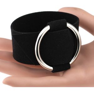 2 PC's Europese en Amerikaanse Simple ronde Velvet armband Fashion metalen armband armband  willekeurige kleur levering