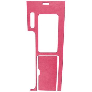 Auto Suede Wrap Shift Panel Cover voor Ford Mustang 2010-2014  Left Drive (Pink)