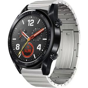 Voor Huawei Watch GT 42 mm / 46 mm horlogeband van titaniumlegering met snelsluiting