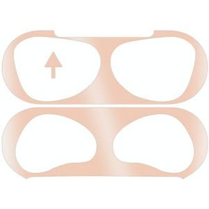 2 STKS Hoofdtelefoon Binnenhoes Sticker Stofdichte Beschermfolie Voor Airpods 3 (Rose Goud)