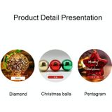 LED Christmas Decorative Ball Lights Scene Arrangement Lantern String  Spec: Battery Type 3m(Diamond)