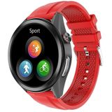 W10 1.3 inch Screen PPG & ECG Smart Health Watch  Support Heart Rate/Blood Pressure Monitoring  ECG Monitoring  Blood Oxygen/Body Temperature Monitoring(Black+Red)